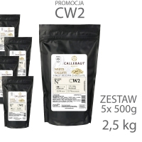CALLEBAUT Czekolada biała Select 25,9% - 5x0,5kg  (CW2) - ZESTAW 2,5kg