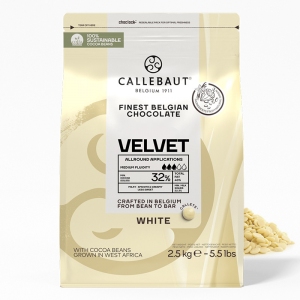 CALLEBAUT Czekolada biała Velvet 32% - 2,5kg