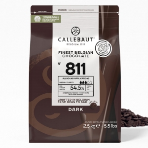 CALLEBAUT Czekolada ciemna Select 54,5% - 2,5kg