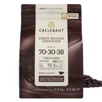 CALLEBAUT Czekolada ciemna Strong 70,5% - 2,5kg
