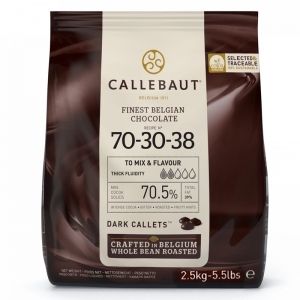 CALLEBAUT Czekolada ciemna Strong 70,5% - 2,5kg