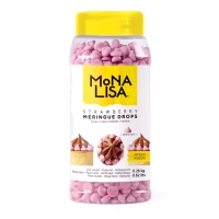 CALLEBAUT - MONA LISA Meringue drops Beziki truskawkowe 280g