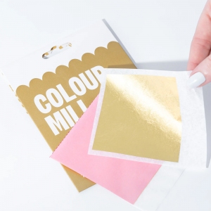 Colour Mill Złoto Jadalne w pł. 23 kt 8cm x 8cm 5szt