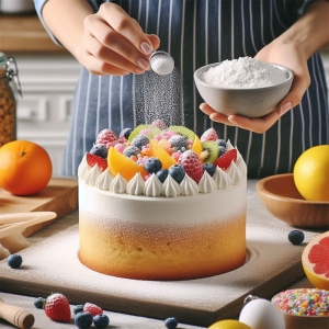 Cukier Dekor - Puder Dekoracyjny - nietopliwy 1kg (nietopniejący)