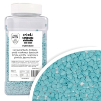 Cukrowe dekorki Serduszka niebieskie mini 5mm - 600g