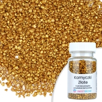 Cukrowe kamyczki złote - 50g