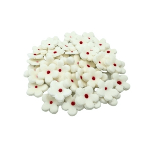 Cukrowe Kwiaty Jabłoni 45szt - białe