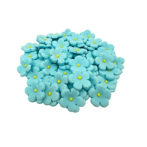 Cukrowe Kwiaty Jabłoni 45szt - niebieskie