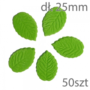 Cukrowe Listki zielone małe - 50szt