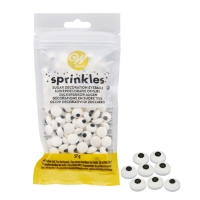 Cukrowe oczka dekoracyjne 57g - średnie 10mm