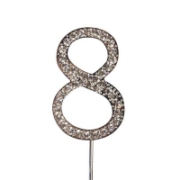 Cyfra diamentowa "8" - 45mm