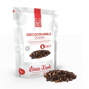DecoCrumble Golden - Kruszonka czekoladowa z kawałkami złota jadalnego 1kg