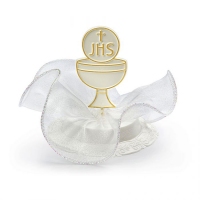 Dekoracja komunijna - kielich + hostia 1szt