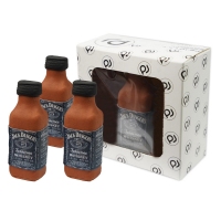 Dekoracje cukiernicze - Butelka Whiskey - 3szt - zestaw