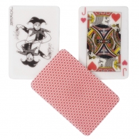 Dekoracje cukiernicze - Karty Pokera - czerwony rewers