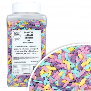 Dekoracje cukrowe Cukierki kolorowe mix 600g