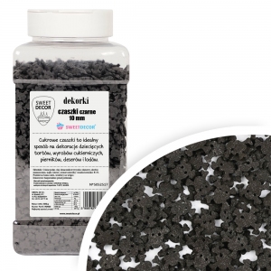 Dekoracje cukrowe czaszki czarne 600g