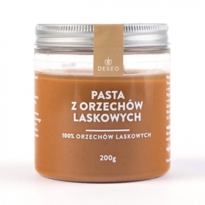 Deseo - Pasta z orzechów Laskowych (100%) - 200g
