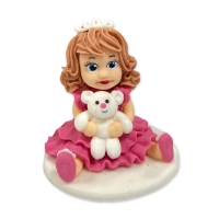 Figurka cukrowa - Dziewczynka z zabawką