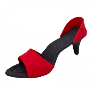 Figurka cukrowa - Pantofelek Czarno-czerwony