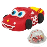 Figurka Cukrowa -  Średni Czerwony Samochód