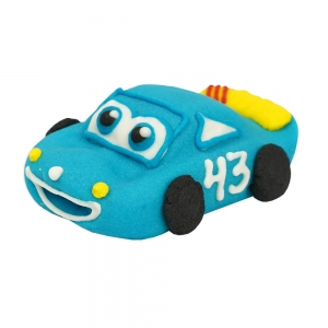 Figurka cukrowa - średni niebieski samochód