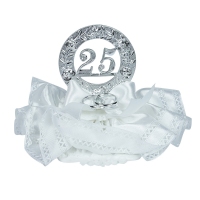 Figurka na tort 25 lecie ozdobna cyfra