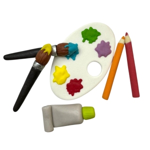 Figurki cukrowe - Artysta 3D - Zestaw malarski 6szt