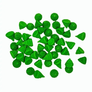 Figurki Cukrowe - Bezowe Mikro Choinki - Zielone