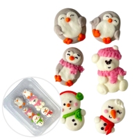 Figurki Cukrowe - Świąteczni przyjaciele 2D