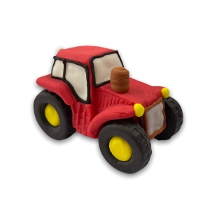 Figurki cukrowe - Traktor Czerwony