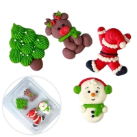 Figurki Cukrowe - Zestaw "Ho Ho Ho"