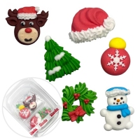 Figurki Cukrowe - Zestaw "Ozdoby Choinkowe nr 1"