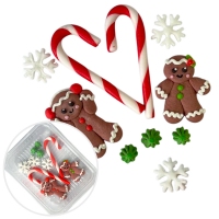Figurki Cukrowe - Zestaw "Słodkie święta 2D"