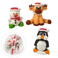 Figurki Cukrowe - Zimowi Przyjaciele