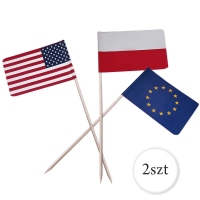 Flaga Państwa - Wtykacz ozdobny 2szt