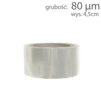 Folia rantowa na bok tortu 45mm / 100 m - Przezroczysta (GRUBA)
