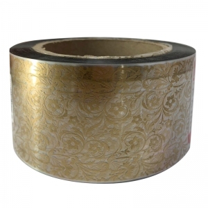 Folia rantowa na bok tortu 60mm / 100 m - Kwiaty Złote