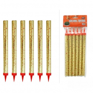 Fontanna tortowa 18cm - 6szt - Tamipol