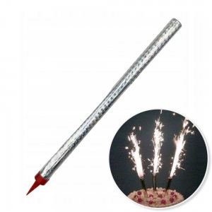 Fontanna tortowa 25cm (90-sekund) - SREBRNA