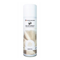 Food Colours Zamsz w spray'u 250 ml - Biały