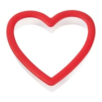 Foremka plastikowa z miękką obwódką - serce