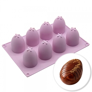Foremka silikonowa jajko 8 szt