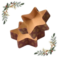 Forma papierowa do pieczenia - Świąteczna Gwiazda 5szt