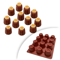 Forma silikonowa canelle 12szt