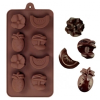 Forma silikonowa do czekoladek - Owoce