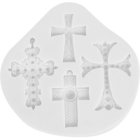 Forma silikonowa - Krzyże 4szt