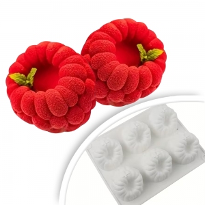 Forma silikonowa - Malina 6szt