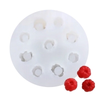 Forma silikonowa - Maliny 9szt