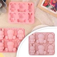 Forma silikonowa - Misie 6szt